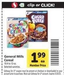 General Mills Cereal