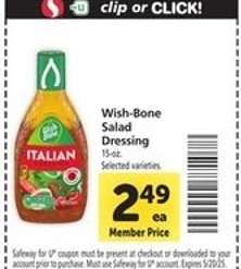 Wish-Bone Salad Dressing