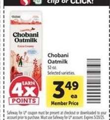 Chobani Oatmilk