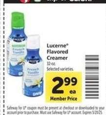 Lucerne Flavored Creamer