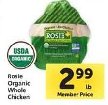 Rosie Organic Whole Chicken