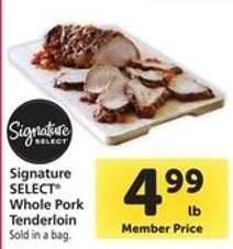 Signature SELECT Whole Pork Tenderloin
