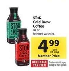 Stōk Cold Brew Coffee