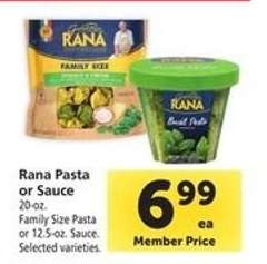 Rana Pasta or Sauce