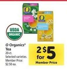 O Organics Tea