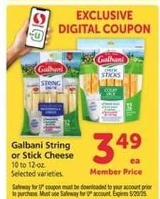 Galbani String or Stick Cheese