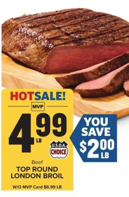 Beef Top Round London Broil
