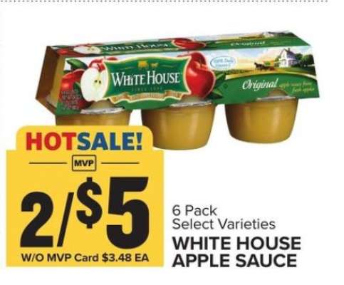 WHITE HOUSE APPLE SAUCE