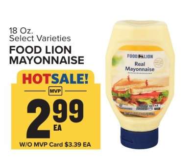 FOOD LION MAYONNAISE