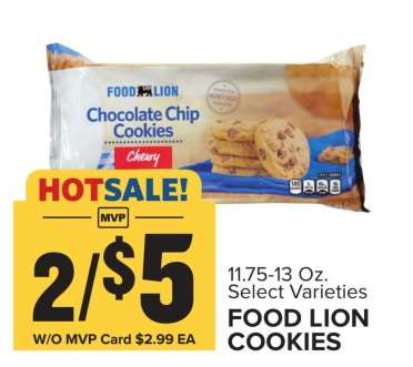 FOOD LION COOKIES