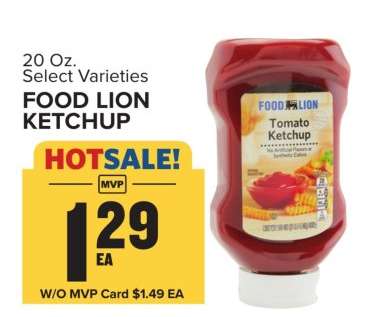 FOOD LION KETCHUP