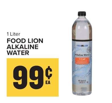 FOOD LION ALKALINE WATER