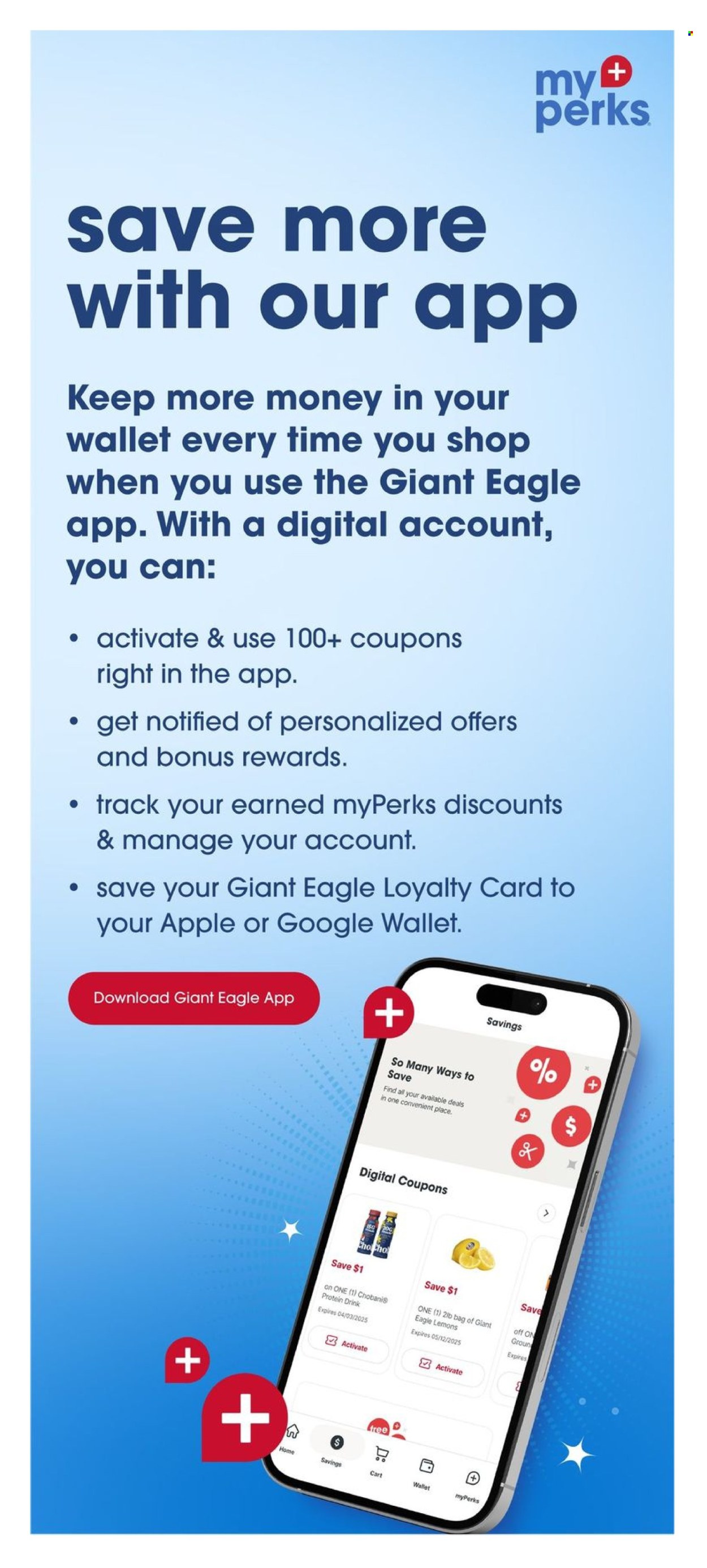 Giant Eagle ad - 05/15/2025 - 05/21/2025. Page 1