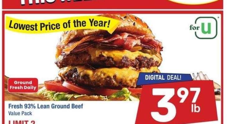 Fresh 93% Lean Ground Beef - Value Pack
