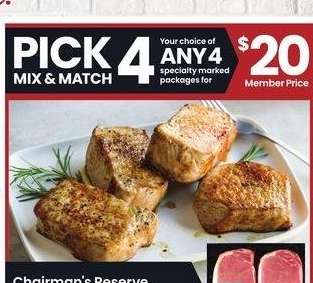 Chairman's Reserve Pork Chops - 12 oz.
