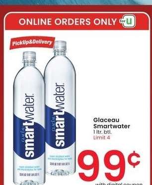 Glaceau Smartwater - 1 ltr. btl.