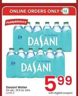 Dasani Water - 24 - pk., 16.9 oz. btls.