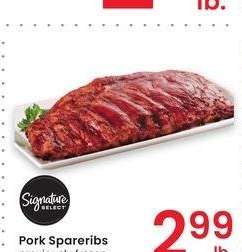 Pork Spareribs - previously frozen