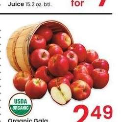 Organic Gala Apples