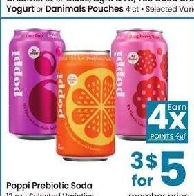 Poppi Prebiotic Soda* - 12 oz • Selected Varieties
