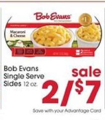 Bob Evans Single Serve Sides