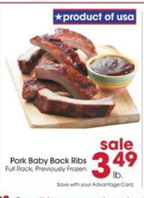Pork Baby Back Ribs