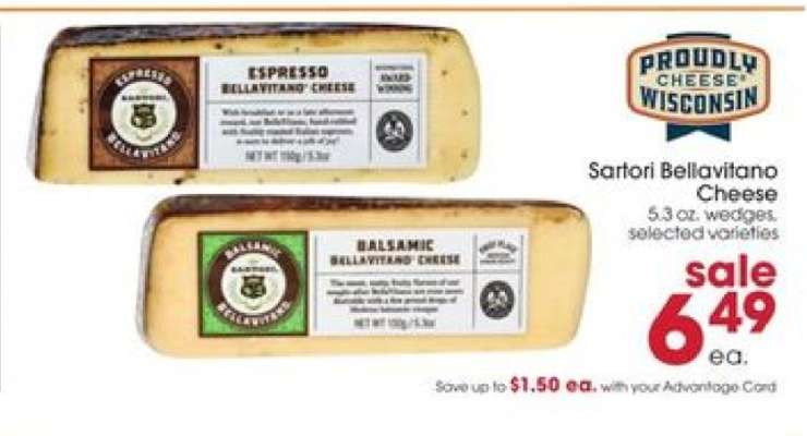 Sartori Bellavitano Cheese