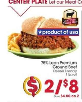 75% Lean Premium Ground Beef