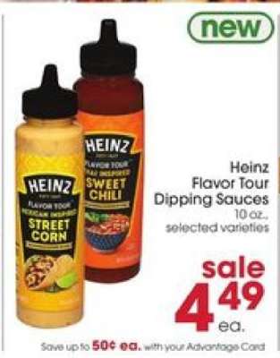 Heinz Flavor Tour Dipping Sauces