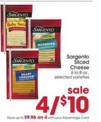 Sargento Sliced Cheese