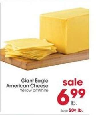 Giant Eagle American Cheese