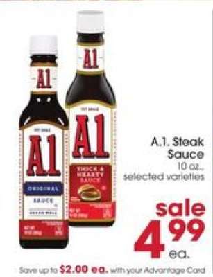 A. 1. Steak Sauce