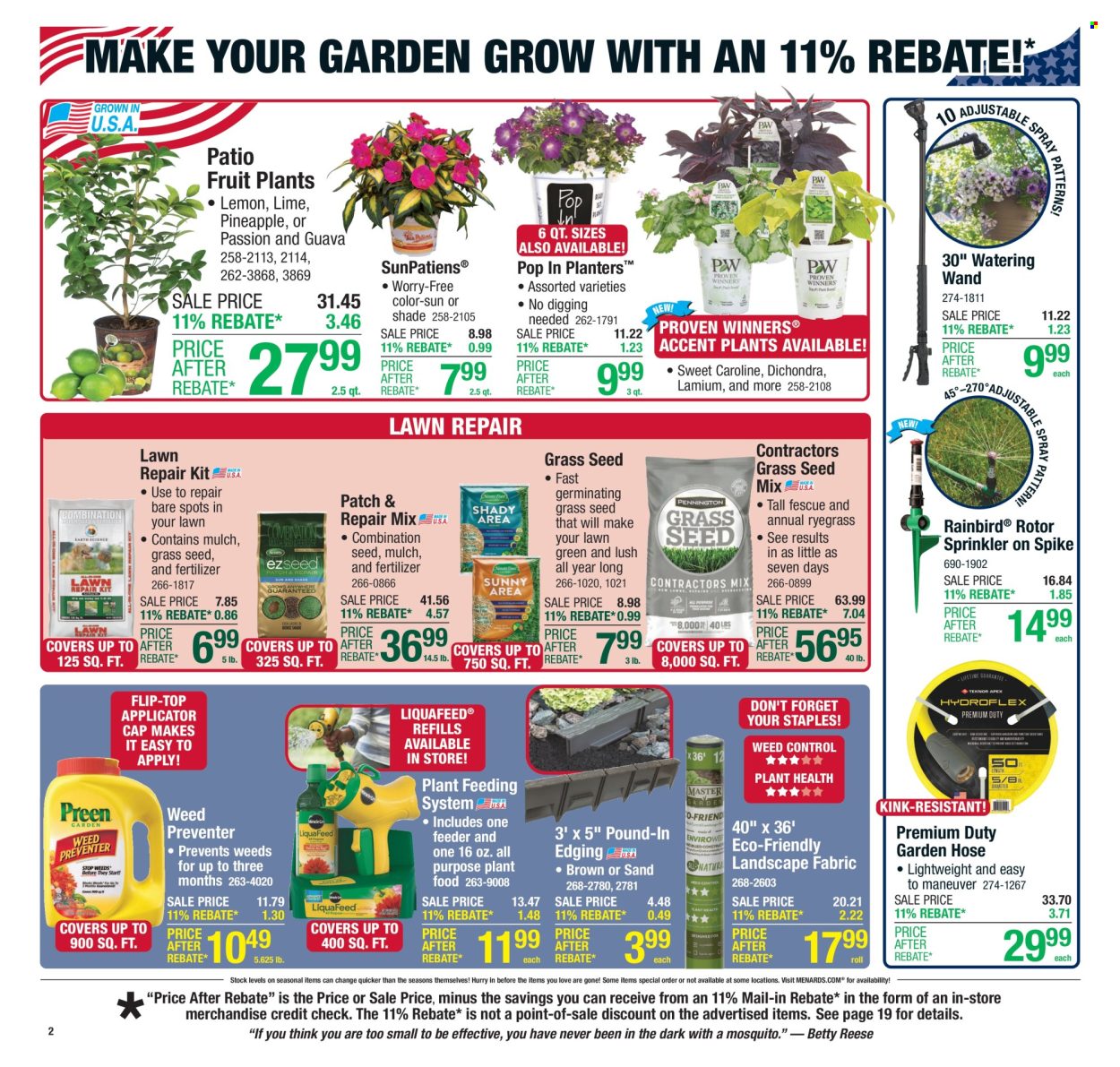 Menards ad - 05/15/2025 - 05/26/2025. Page 1