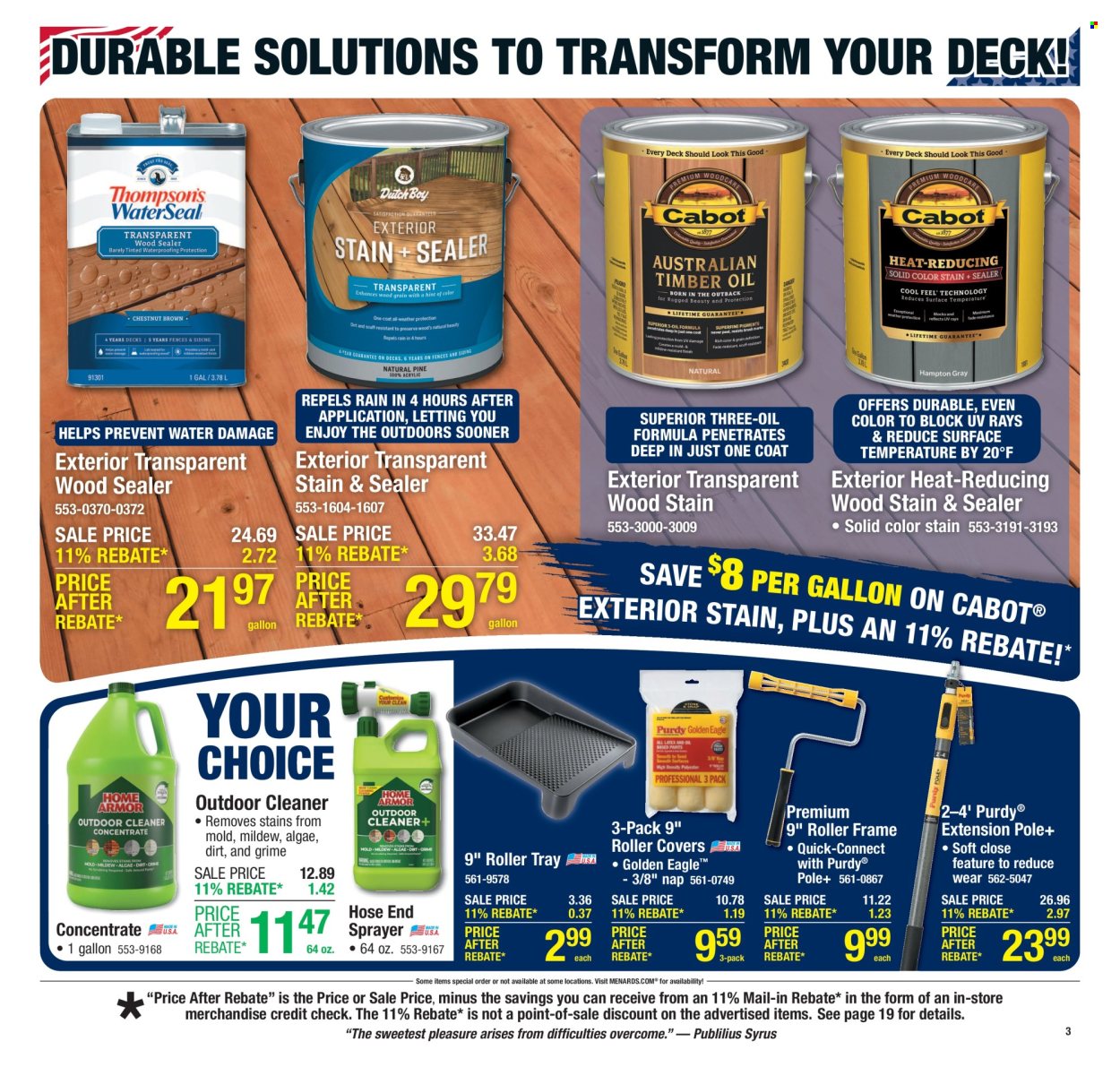 Menards ad - 05/15/2025 - 05/26/2025. Page 1