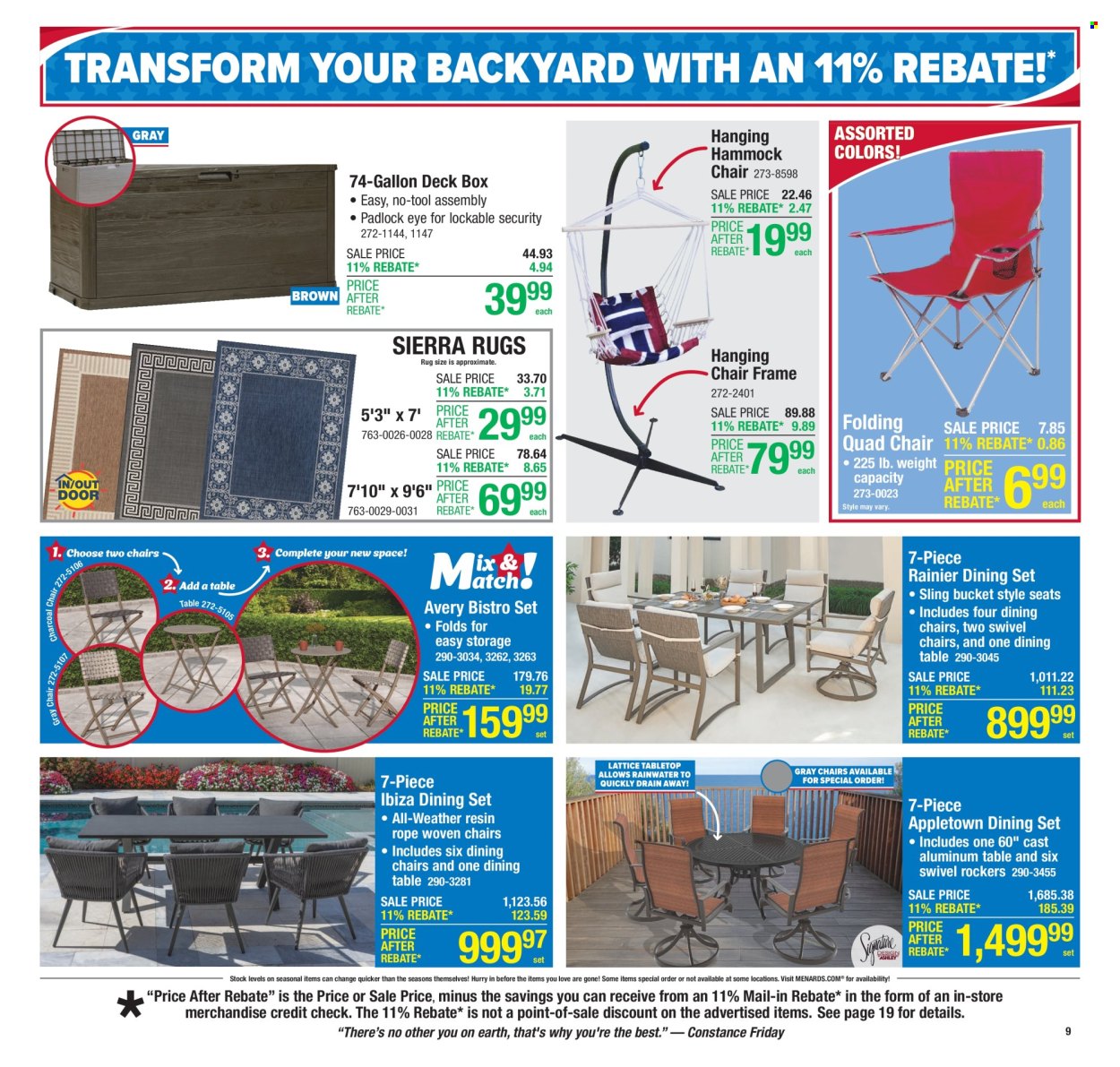 Menards ad - 05/15/2025 - 05/26/2025. Page 1