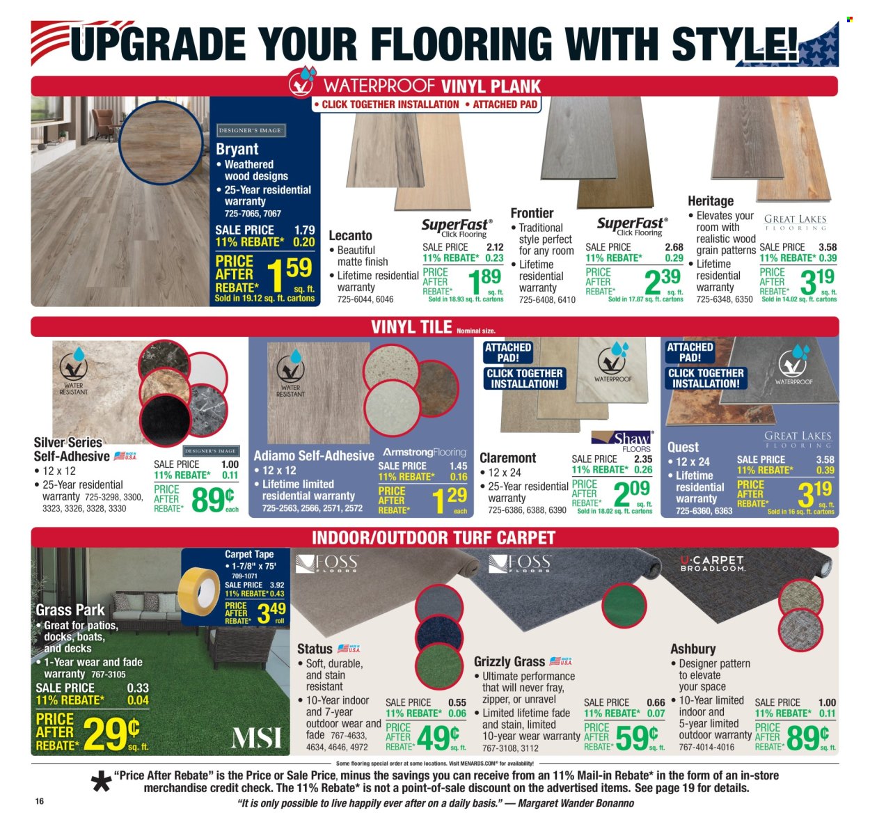 Menards ad - 05/15/2025 - 05/26/2025. Page 1