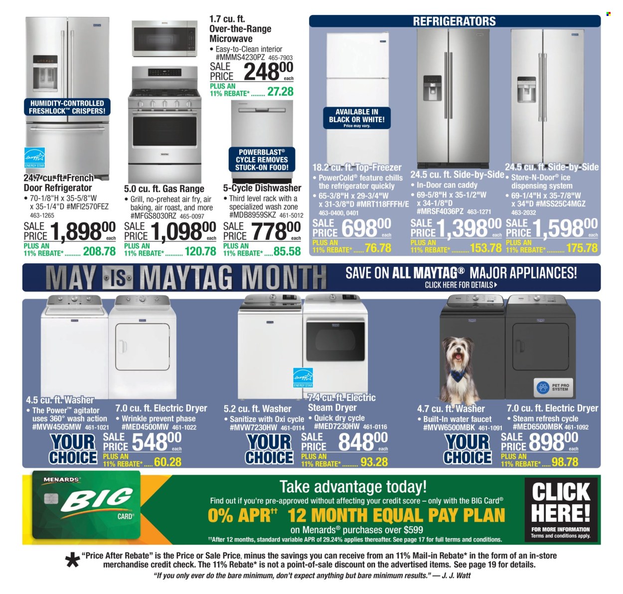 Menards ad - 05/15/2025 - 05/26/2025. Page 1