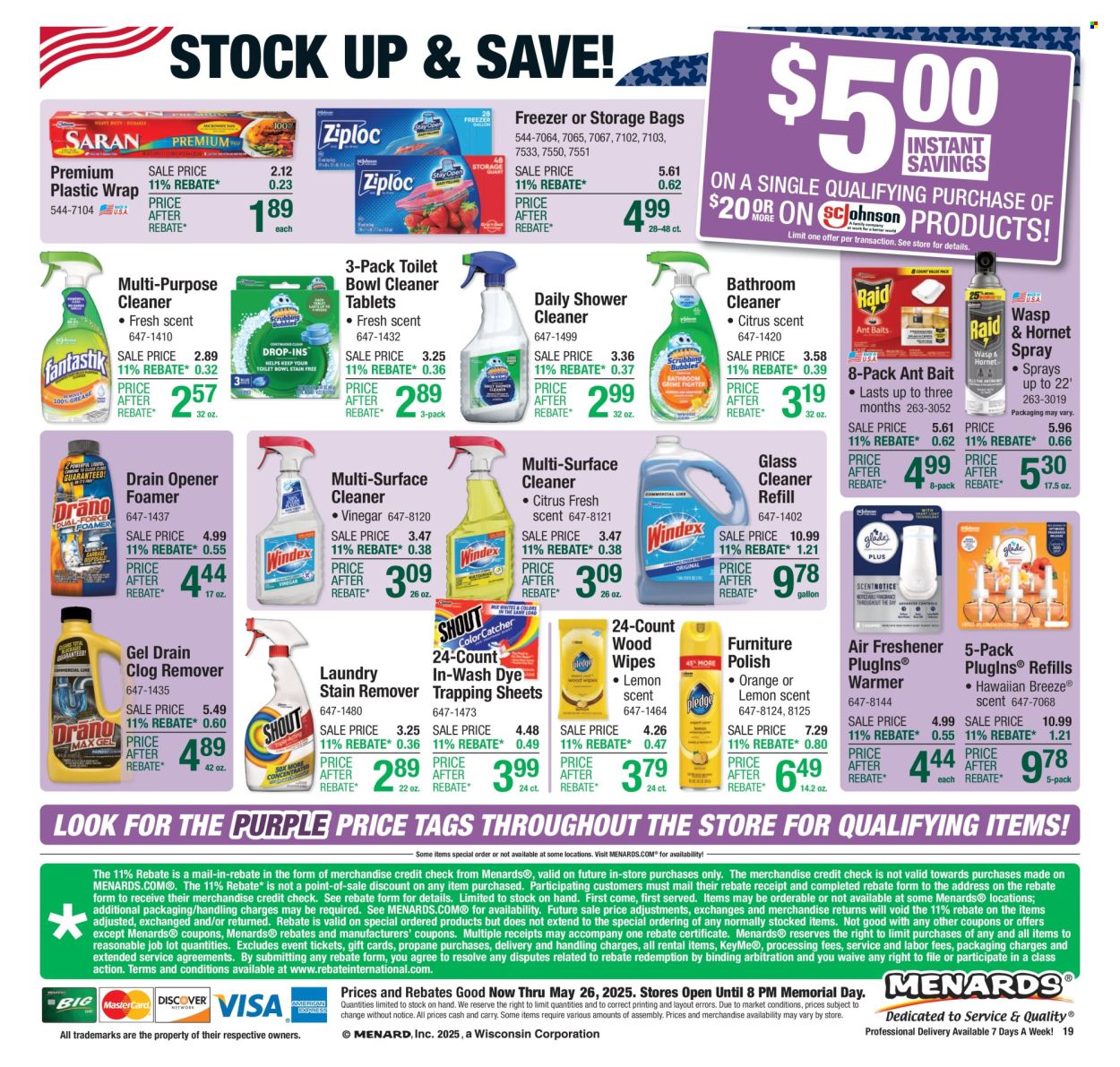 Menards ad - 05/15/2025 - 05/26/2025. Page 1