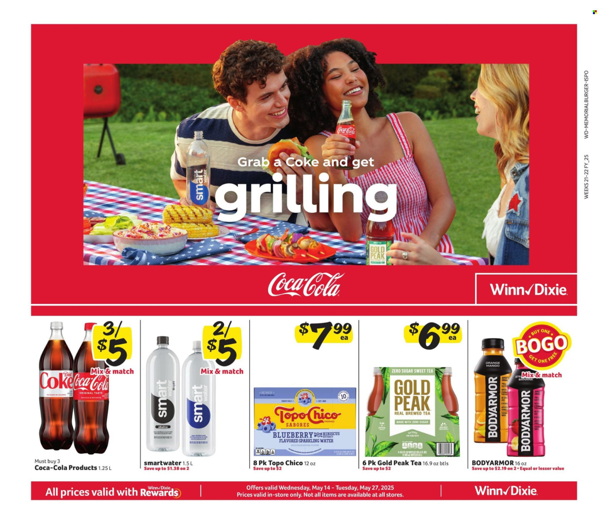 Winn Dixie ad - 05/14/2025 - 05/27/2025. Page 1