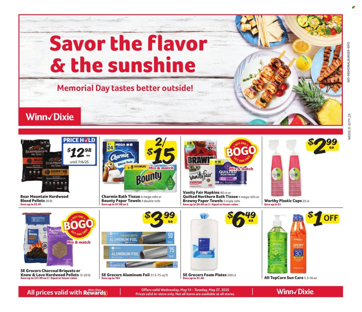 Winn Dixie ad - 05/14/2025 - 05/27/2025. Page 1