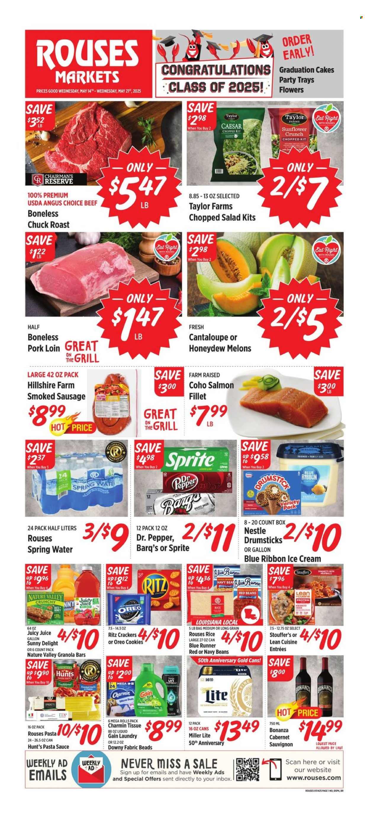 Rouses Markets ad - 05/14/2025 - 05/21/2025. Page 1