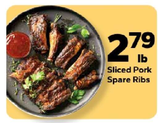 Sliced Pork Spare Ribs