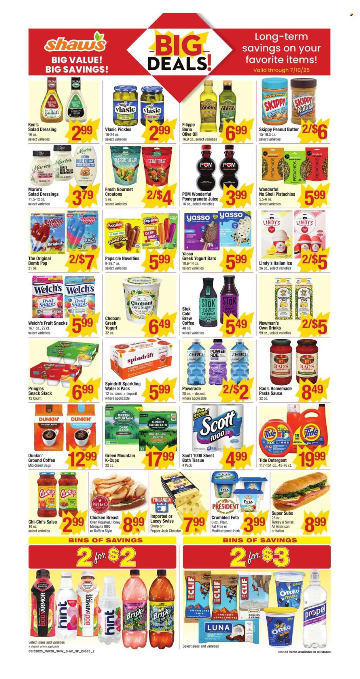 Shaw’s ad - 05/16/2025 - 05/22/2025. Page 1