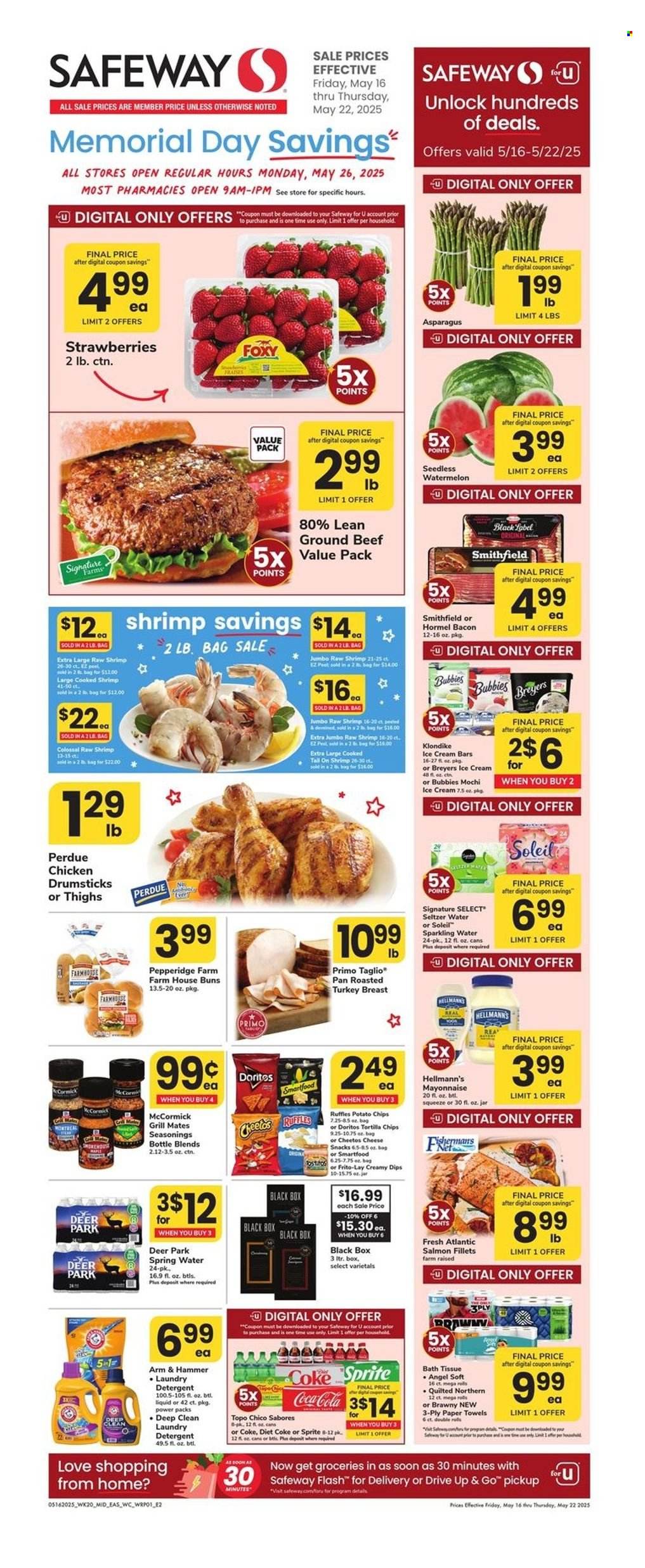 Safeway ad - 05/16/2025 - 05/22/2025. Page 1