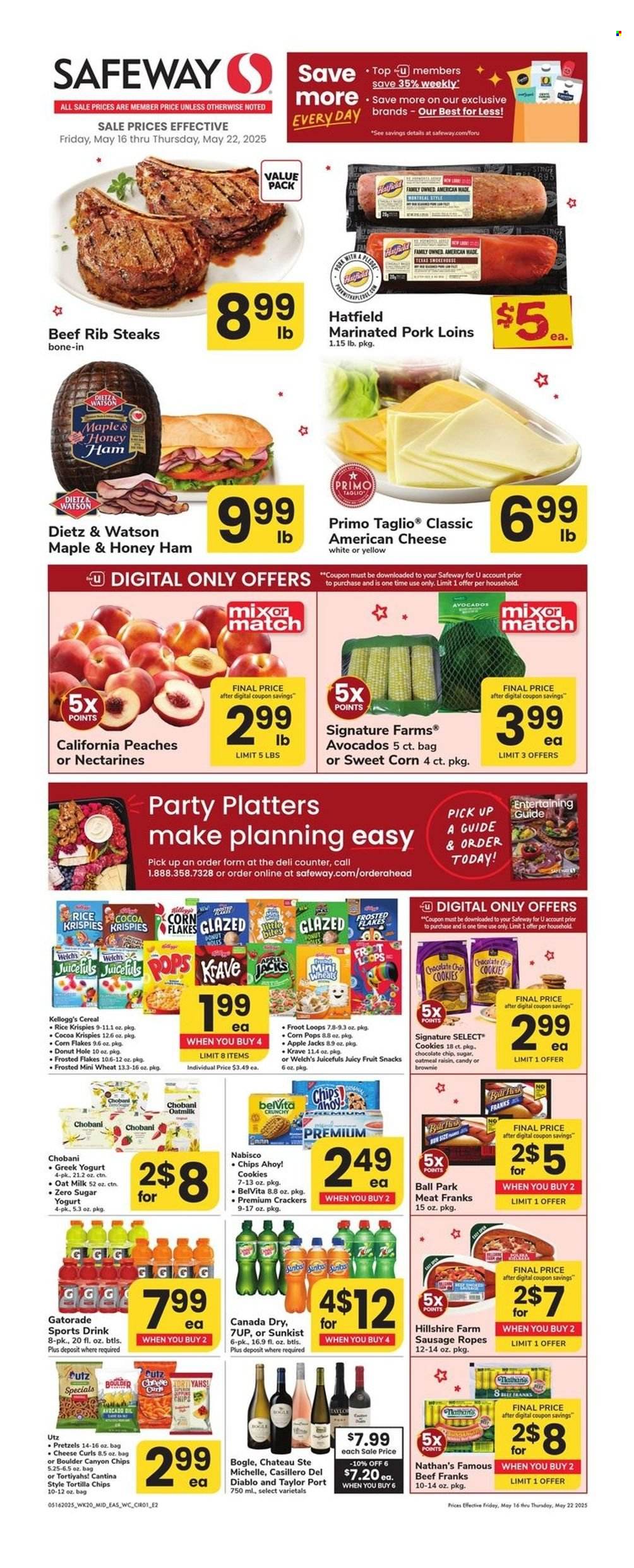 Safeway ad - 05/16/2025 - 05/22/2025. Page 1