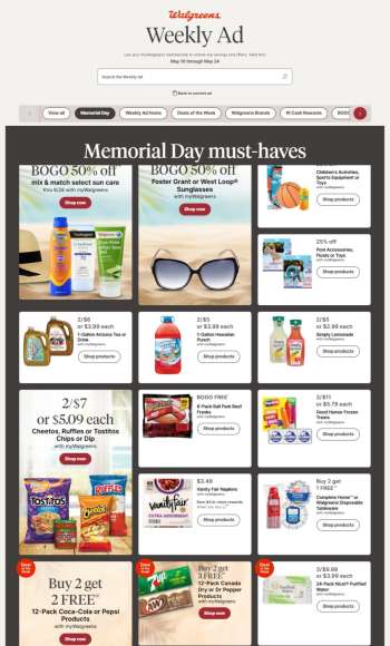 Walgreens Flyer - 05/18/2025 - 05/24/2025.