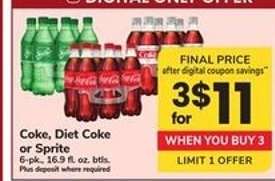 Coke, Diet Coke Or Sprite
