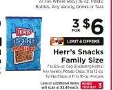 Herr's Snacks Family Size