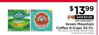 Green Mountain Coffee K-Cups 32-Ct.