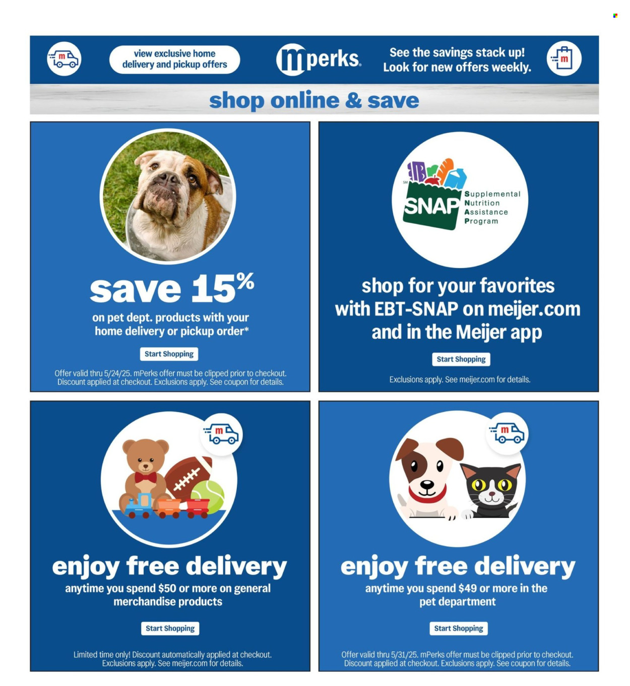 Meijer ad - 05/18/2025 - 05/24/2025. Page 1